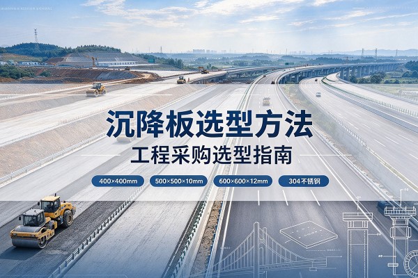 贞丰沉降板选择方法