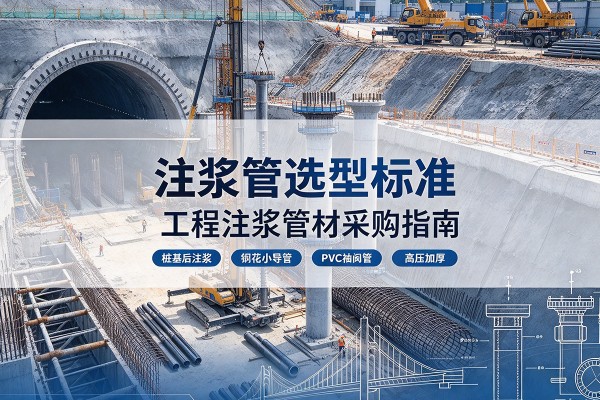 贞丰注浆管选型标准