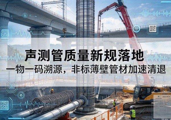 贞丰声测管质量新规落地，一物一码溯源，非标薄壁管材加速清退