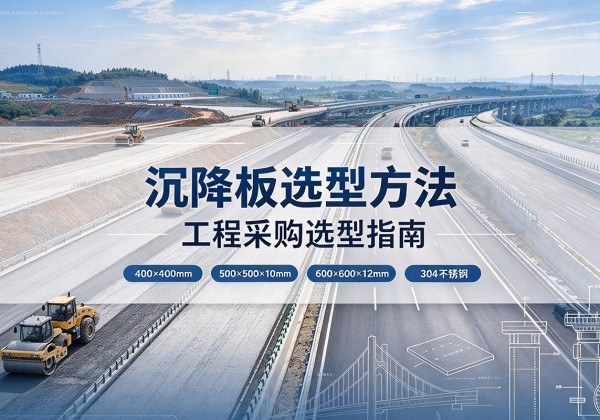 贞丰沉降板选择方法