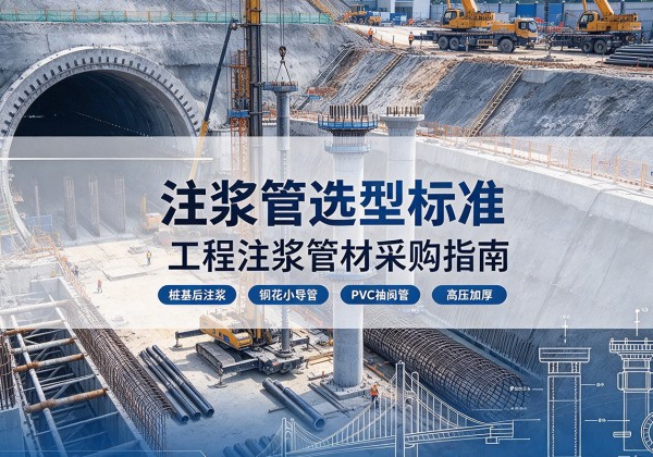 贞丰注浆管选型标准